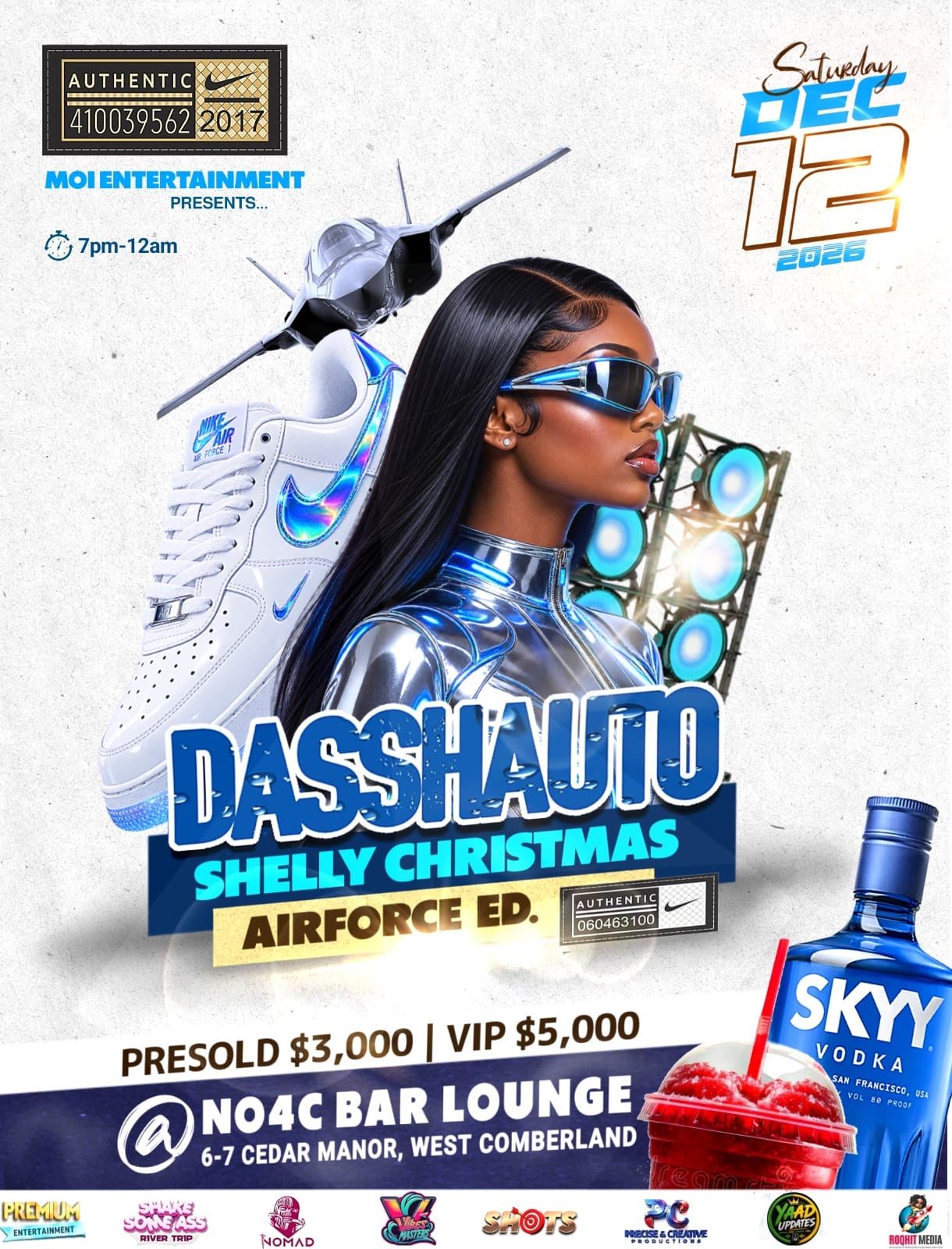 Dassshauto Shelly Christmas Air Force Edition